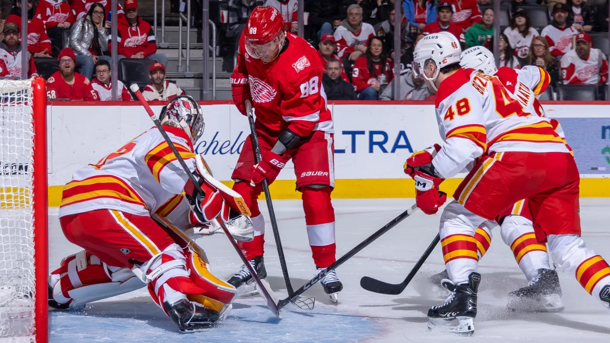 flames vs red wings — US news