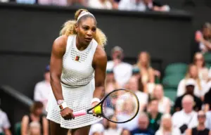 Serena Williams returns to singles play at Wimbledon, falls to Maya Joint