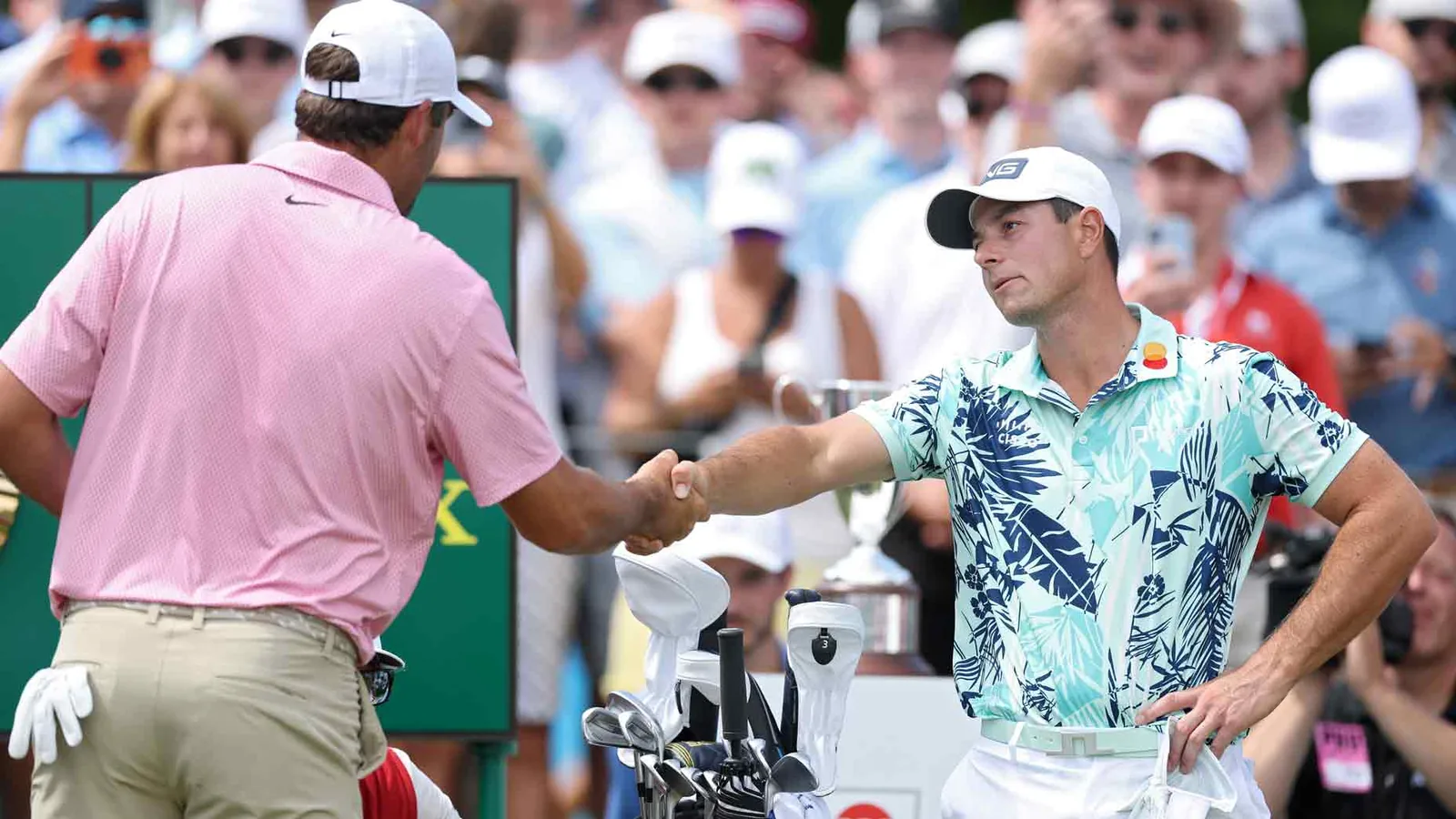 After stunning Scottie Scheffler miss, Viktor Hovland claims Travelers Championship in Monday playoff
