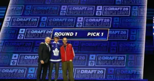 Toronto Maple Leafs select Gavin McKenna as number one overall pick at 2026 NHL Draft