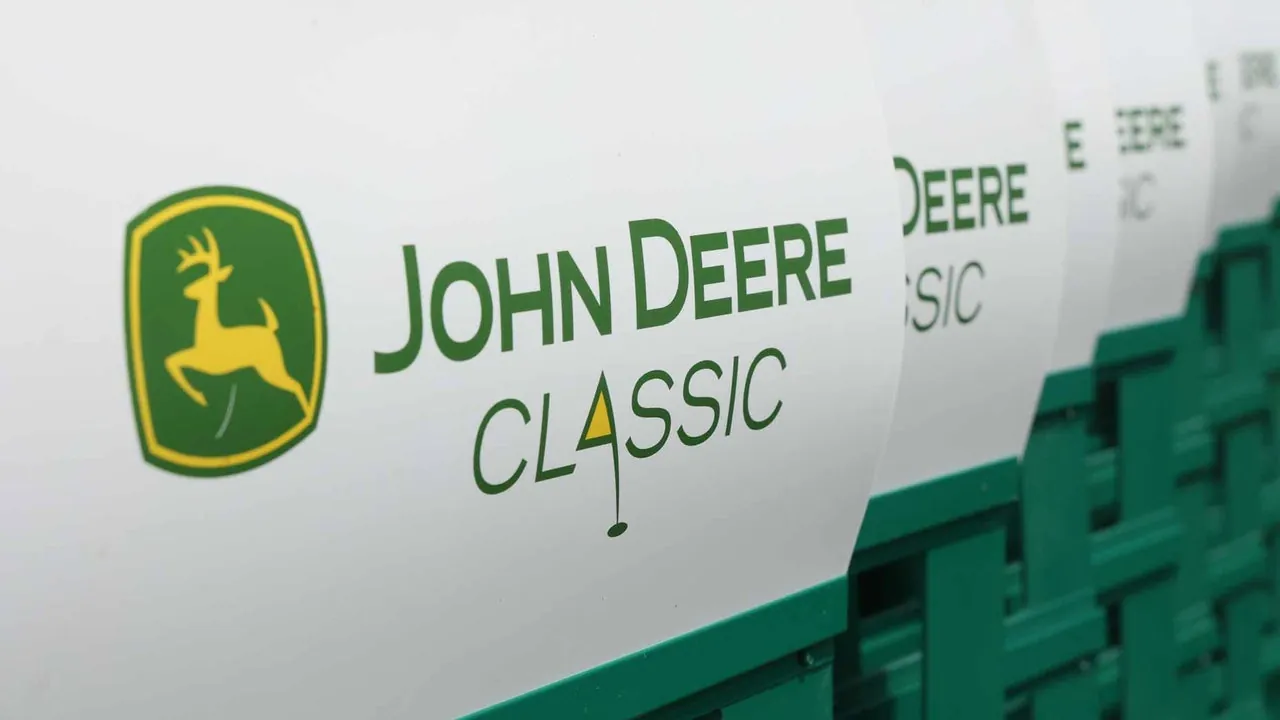 2026 John Deere Classic sign at TPC Deere Run in Illinois
