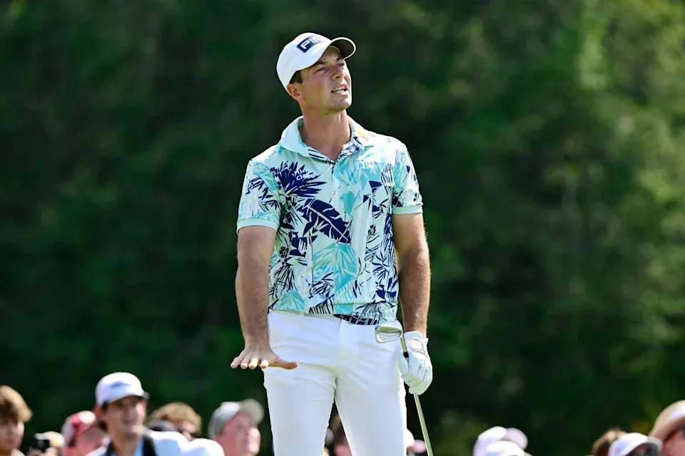 Viktor Hovland is back in winning form after a playoff victory at the Travelers. (AP Photo/Jessica Hill)