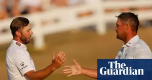 Burns leads Open at Royal Birkdale, Fox and Kim two shots back