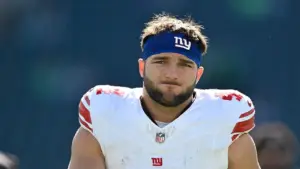 New York Giants running back Cam Skattebo addresses backflip incident, Harbaugh reacts