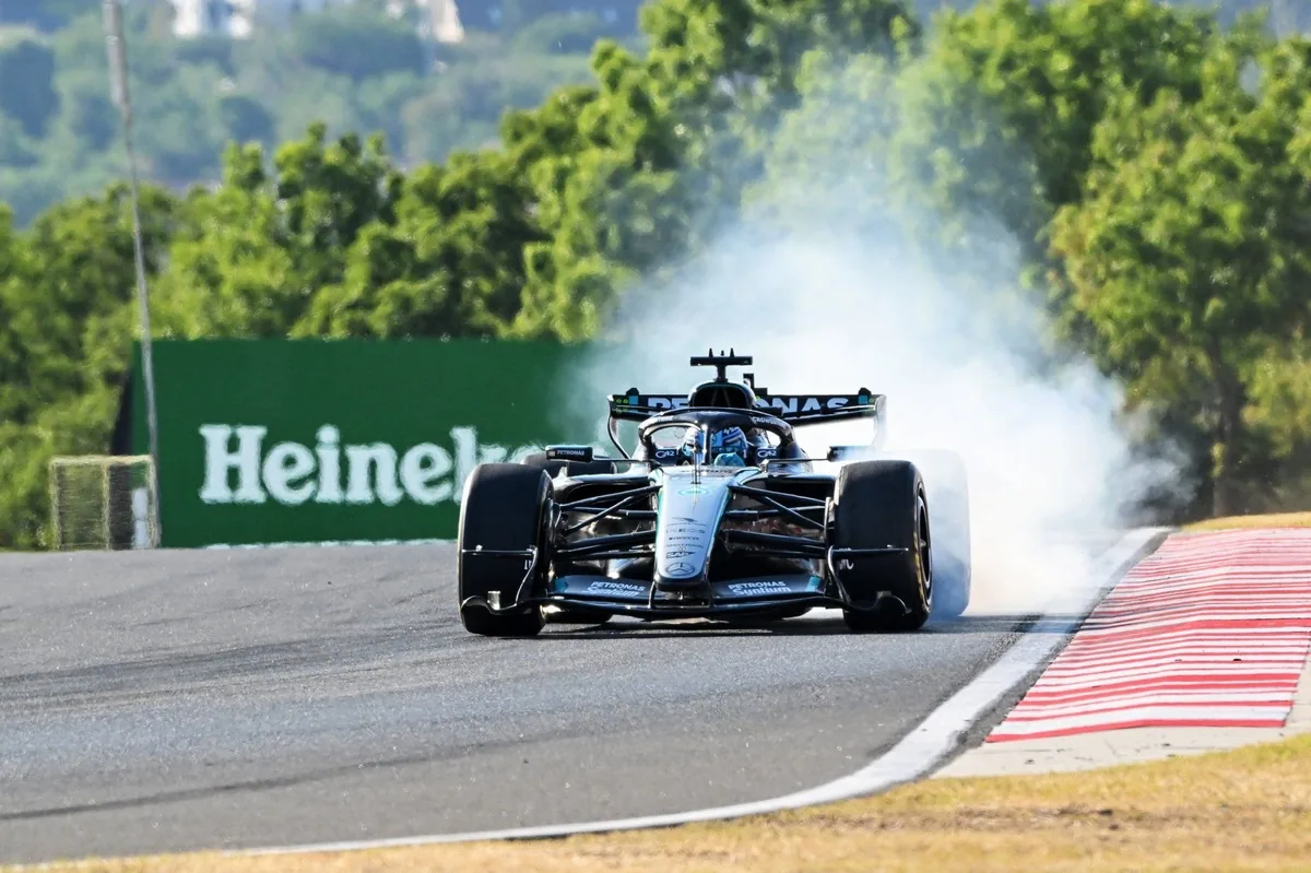 Hamilton beats Leclerc to top spot during FP2 in Hungary