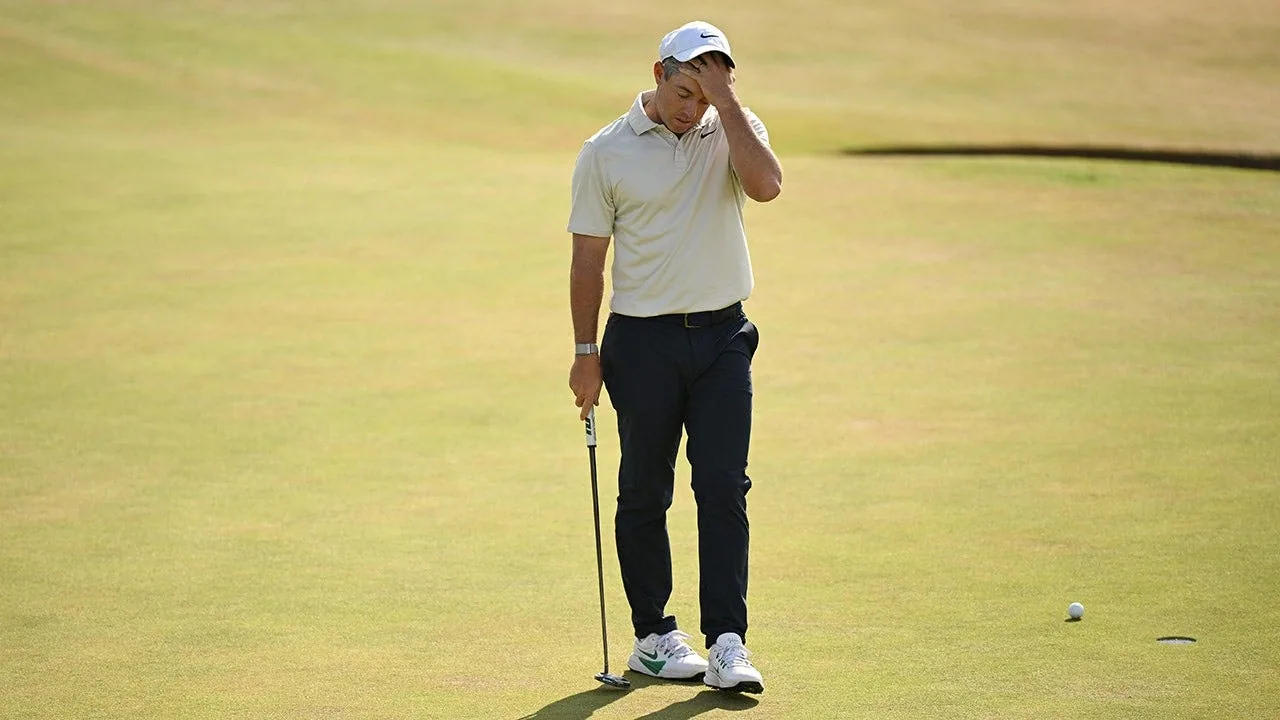 Suber leads a day of surprises in his first Open Championship